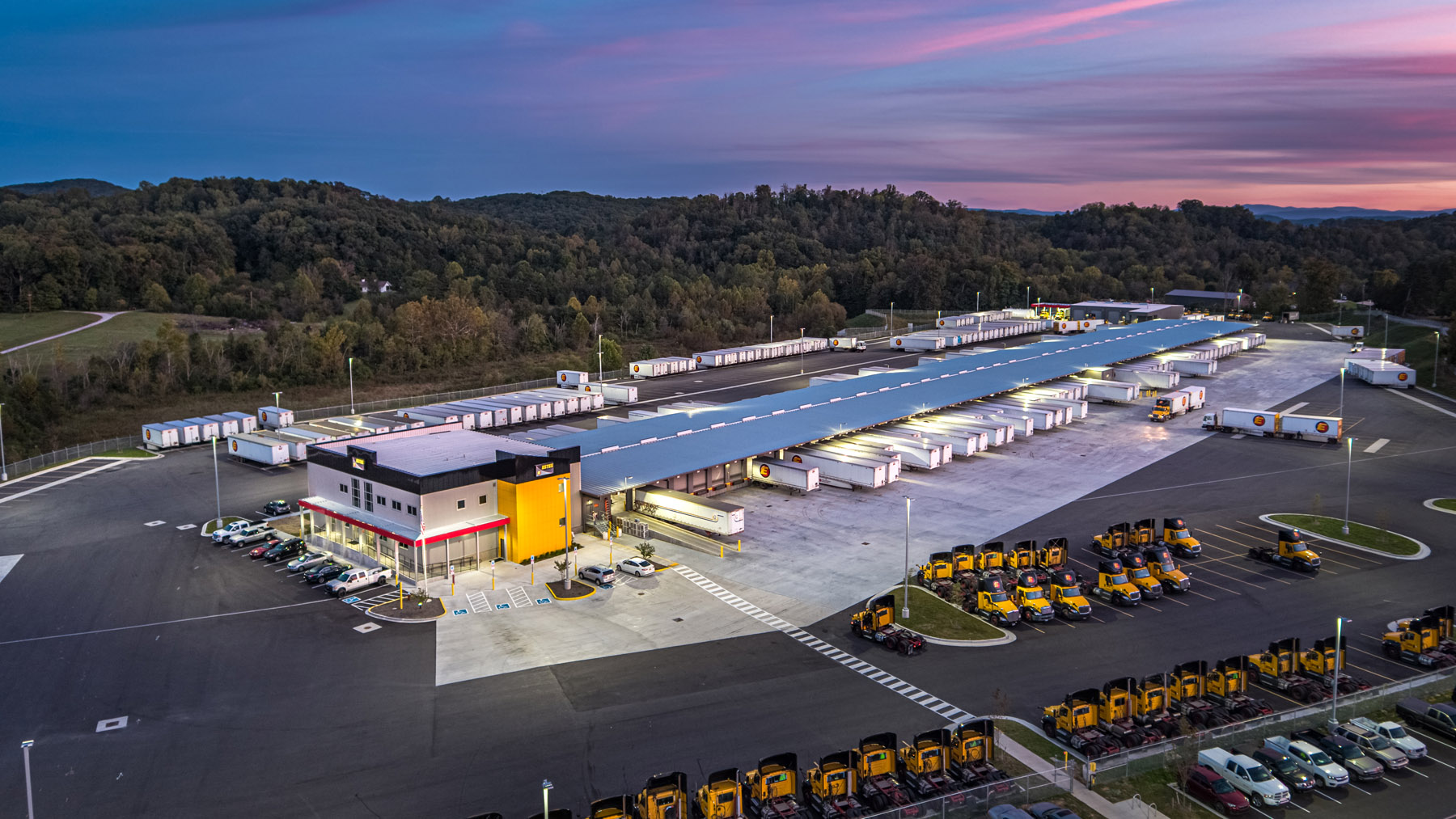 Estes, Knoxville TN, aerial view of the site