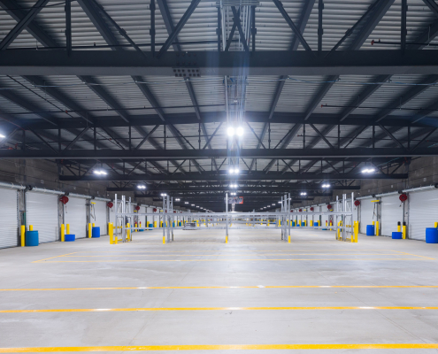 ODFL Lakeville, MN, loading dock interior