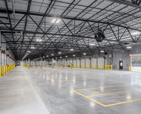 ODFL Columbia, SC, loading dock interior