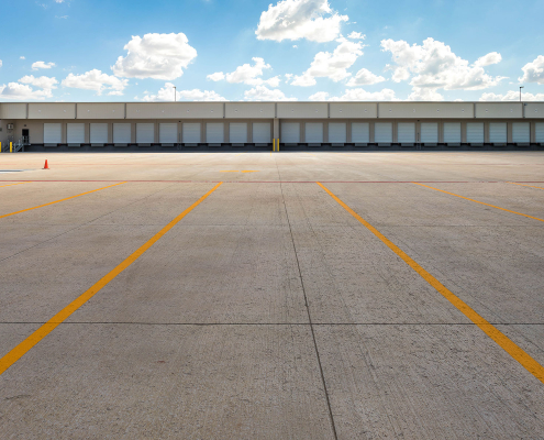 ODFL Katy TX, loading bay doors